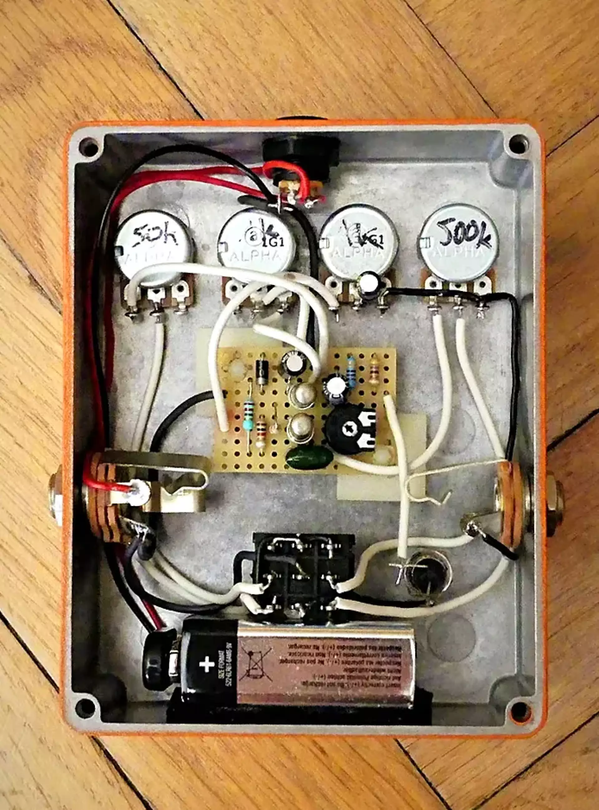 69ers GF Audio Fuzz pedal